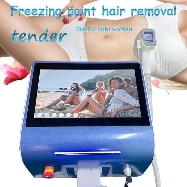 Hot Selling Desktop 808Nm Diode Laser Hair Removal Diode 808 Depilation Whole Body Hair Remove Ice Point System Depilatory Skin Smoothing Devic