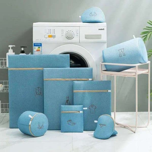 1PC Thicken Laundry Bag Protective Bra In Machine Embroidered Mesh Washing Bags Dirty Clothes Storage Pouch New 26Y0123