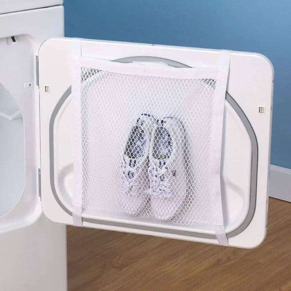 1PC Bag, Dryer Door Shoe Net with Elastic Straps, Sneaker Laundry Bag for Shoes,40X40cm 26Y0123