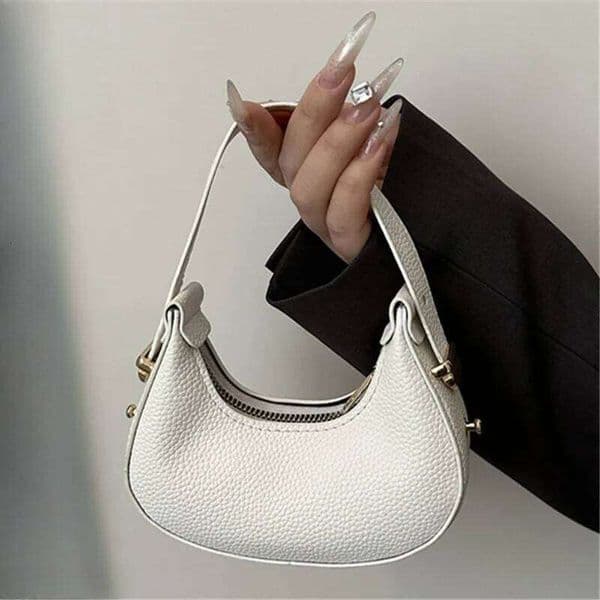 Chic Leather Mini Top Handle Bags, Lightweight Mobile Phone Coin Purse, Fashionable Small Tote Bag Women for Daily Essential
