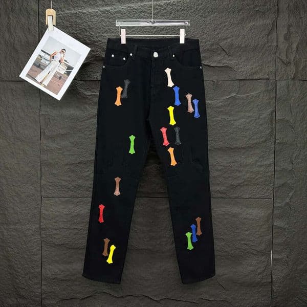 Sanskrit Jeans Mens Washed Denim Pants - Vintage Y2K Hip Hop Strtwear Jorts with High Strt Rock Style T260327
