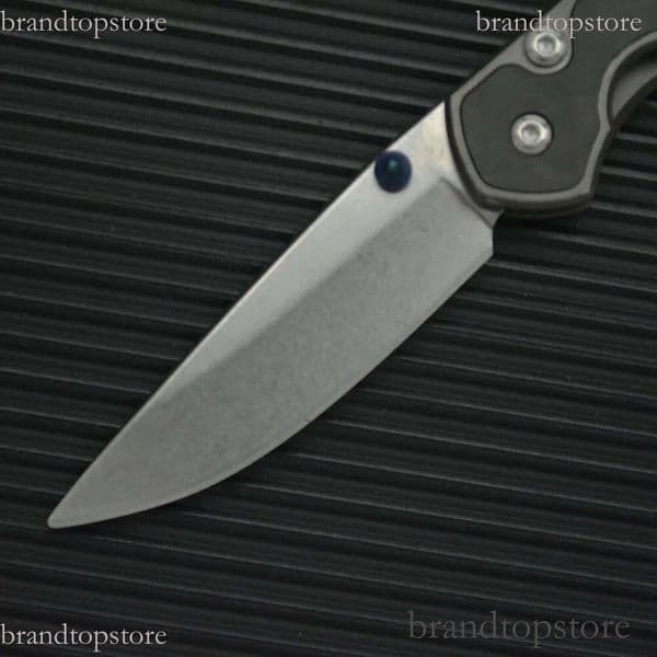 4Models Mini knife CR Folding Blade Knife 2.6 8Cr13mov folding knife Drop Point, Carbon Fiber Handles
