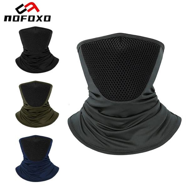 NOO Summer UV Protection Face Mask Breathable Bandana Outdoor Mens Hiking Cycling Scarf Neck Gaiter Sport 260120