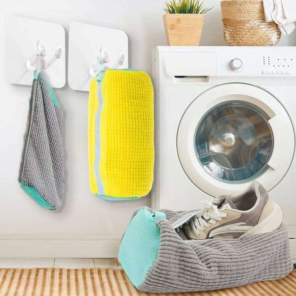 1/2/4PCS Washing Machine with Liquid Set Durable Laundry Shoe Bag and Soft Bristle Clean Brush for All Shoes 26Y0122