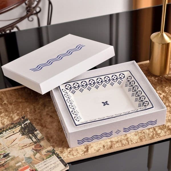 Decorative Ceramic Ring Key Bowl Jewelry Tray Organizing Dish For Necklace Earrings Home Accessories B2
