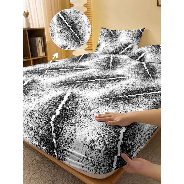 RTGR 1 cartoon fun matte Fitted Sheet, bedroom printed bed cover, bedding excluding pillowcases 26W0126