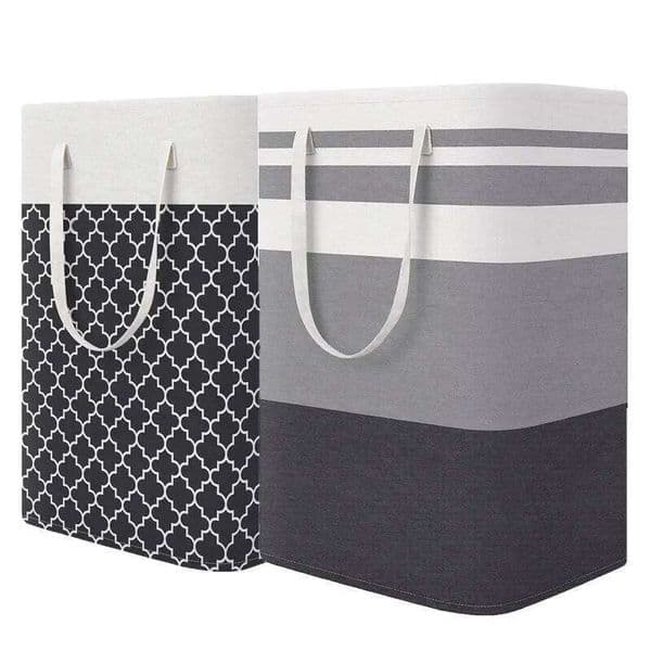 75L New Waterproof Fabric Simple Clothes Sundries Storage Box Foldable Bag Large Capacity Laundry Basket 26Y0126