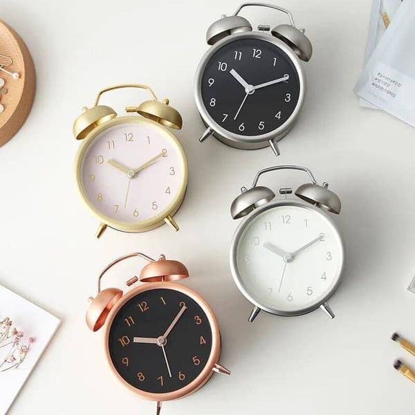 Bestseller Creative Mechanical Small Personality Student Bedroom Bedside Mute Modern Simple Alarm Table Clock LD397 ddmytues
