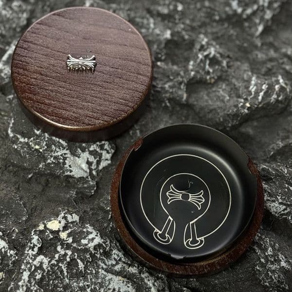 Vintage with Lid Stainless Steel Personalized Living Room Bedroom Bar Style Anti-Fly Ashtray home decor