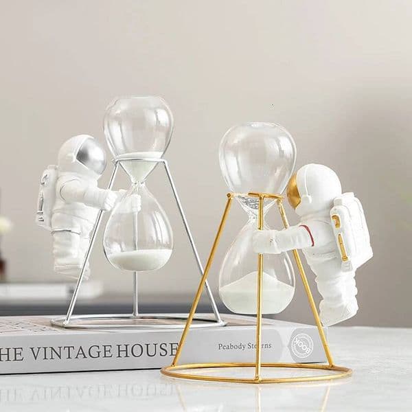 Bestseller Nordic Style Astronaut Hourglass Timing Creative Children's Resin Decorations Living Room Bedroom Home Sandglass Ornament ZB17 ddmytues