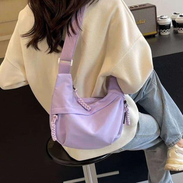 Casual Simplicity plicity Crossbody Summer Candy Color Nylon Female New Large Capacity Fashion Single Shoulder Bag Z260127