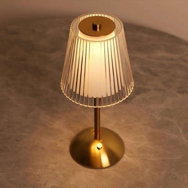 Alloy Touch Sensor LED Table Rechargeable Desk Lamp 3 Colors Adjustable Bedside Light Decorative Lamps Restaurant Hotel Bar 26H0127