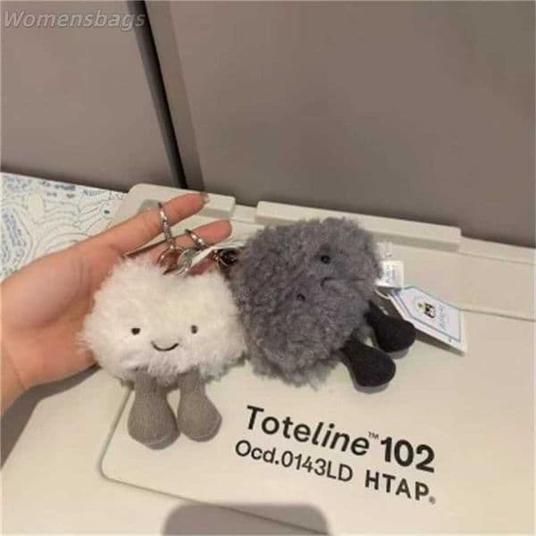 2026 of UK Nip Cloud Pendant Dark Cloud Keychain Cute Bag Gift Domestic jellyscat Plush Online 50% off sale