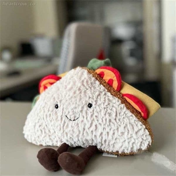 2026 UK JellysCat Same Style Doll Sandwich Plush Toy Fun Ornament Real for Children 100% Genuine sale