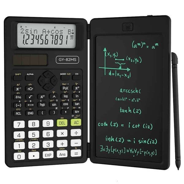 2026 Wholesale 2-In-1 Foldable Scientific Calculator & 6 cologne Inch Writing Tablet Cologne perfume 82Ms 240 Function LCD Display For College Perfume Office St
