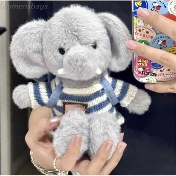 Backpack Little Elephant Plush Super Soft Cute Doll Comfort Plush Toy Quirky Little Elephant Plushie Domestic jellyscat Plush 100% Genuine sale