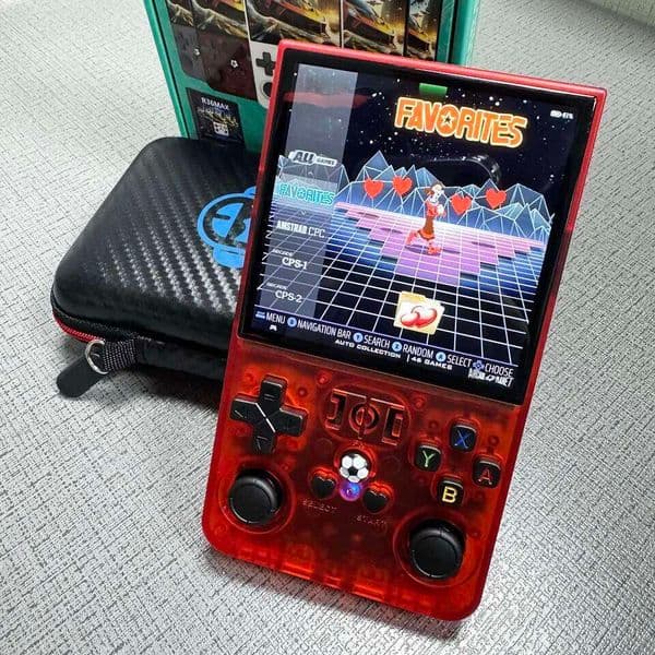 R36MAX Game Console 64GB 128GB 18000+GAMES Linux System 4.0inch K36 vs R36S 3.5inch Pocket Video Player No Download Required 26W0127