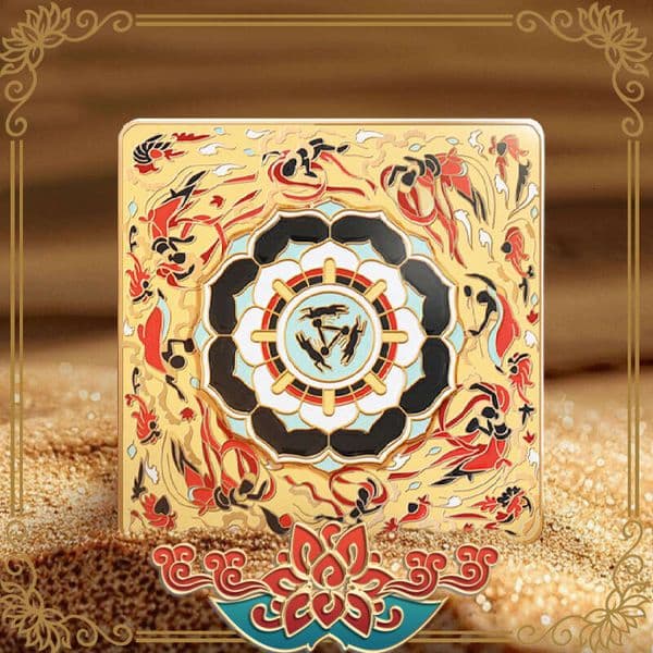 Dunhuang Three Hares Magnetic Sculpture - 138g Ancient Symbol Art Decor 11x12cm Cultural Display