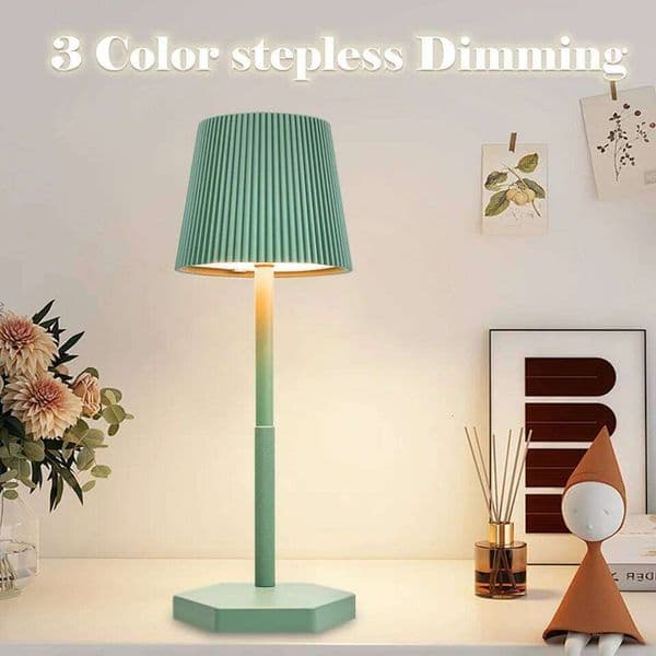 Modern Stripe Minimalist Table Lamp USB Wireless Charging LED Desk Lamps for Bedroom Touch Dimming Creative Bedside Night Light 26H0127