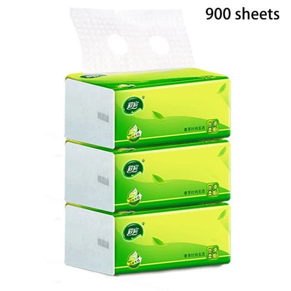 3 Pack Household Paper Toilet Affordable Towels Removable Facial Tissues Napkins Disposable Cleaning Wipes 260127BJ