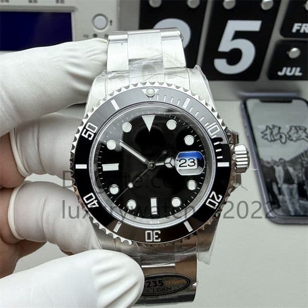 Clean Factory 41mm Watch Men's Cal.3235 Watches Men Automatic Mechanical Watch Ceramic Eta 904L Steel Dive Sapphire Date Sport M126613ln Man Wristwatches