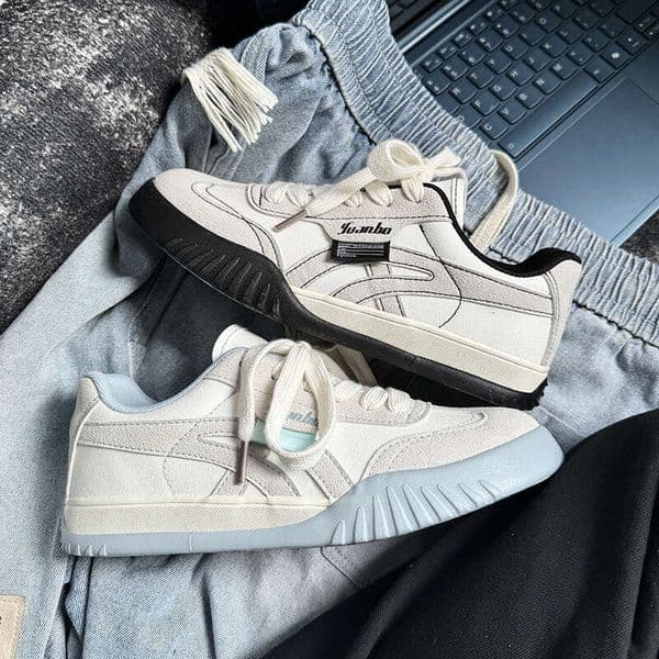Classic Versatile German Training for Men, Summer Breathable Canvas Trendy Men's Fashionable Shoes, Three Times Vulcanized Shoes