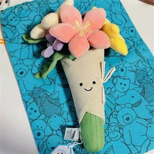 Jellys Cat Handheld Bouquet Plush Toy Cute Doll Valentines Day Gift for Girls 70% off Clearance Sale