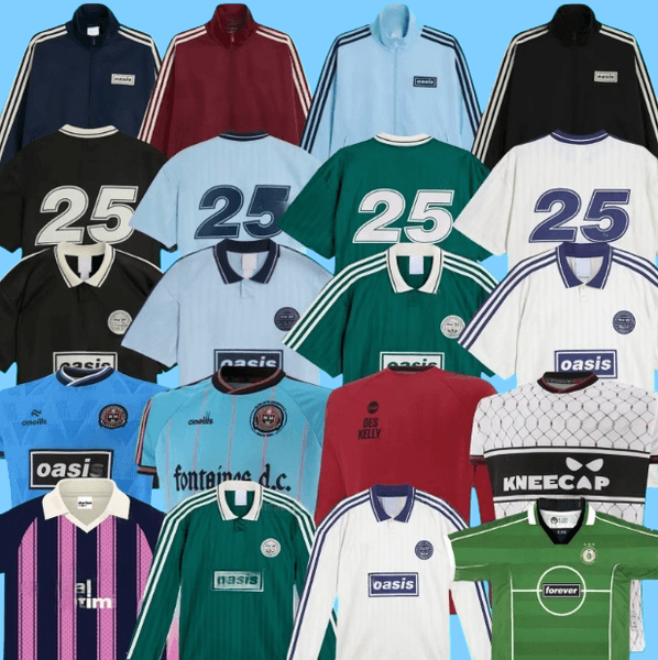 25 26 Bohemians Oasis Tour Live 2025 135th Anniversary Football Jersey 2025 2026 Camisetas HOME AWAY THIRD GOALKEEPER football shirt adult kids kits me