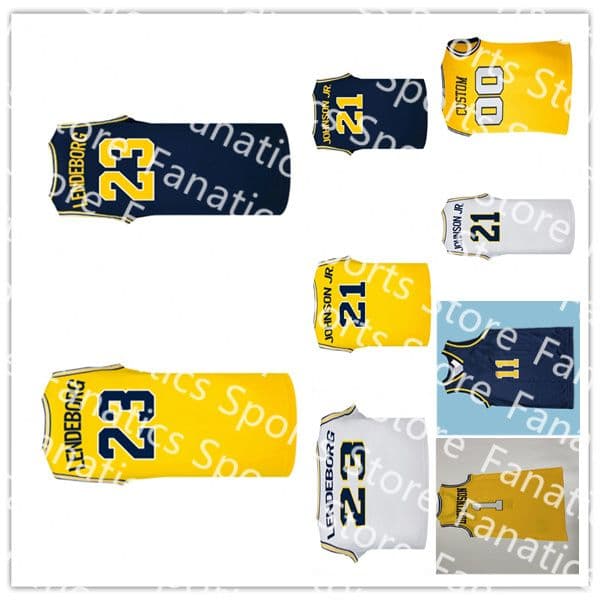 23 Yaxel Lendeborg MichiganS College Basketball Jerseys Morez Johnson Roddy Gayle Jr Aday Mara Trey McKenney Elliot Cadeau Nimari Burnett Franz Wagner Webber 4XL