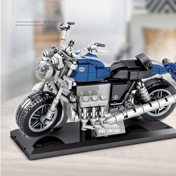 Japan Motorcycle Building Block Valkyie Sport Motor Model Steam Construction Sets Vehicle Brick Toys Motorbike Speed Y260127 Y260522