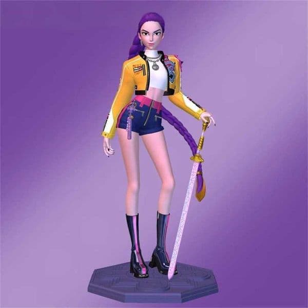KPOP Demon Hunters Resin Craft Figurine K-POP Demon Hunters Movie Merchandise 70% off Clearance Sale