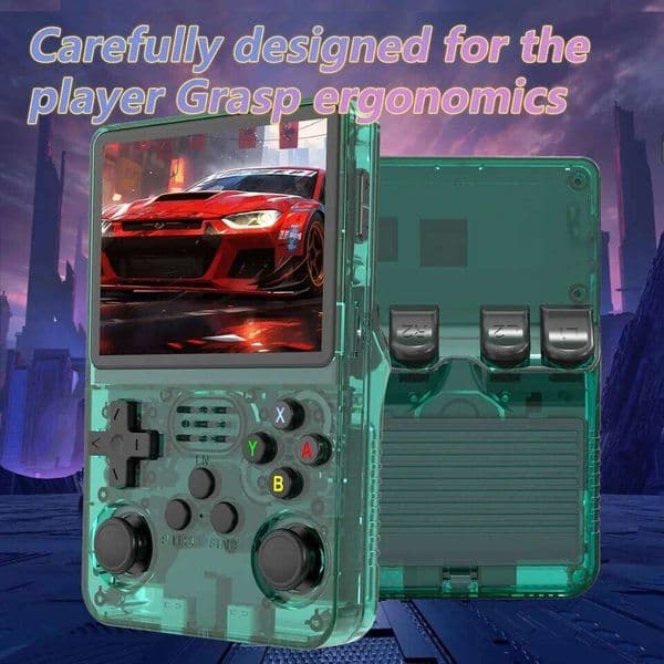 R36S 3.5Inch IPS 640x480 Screen Built in 64GB Memory Classic Games Portable Handheld Game Console 26W0127