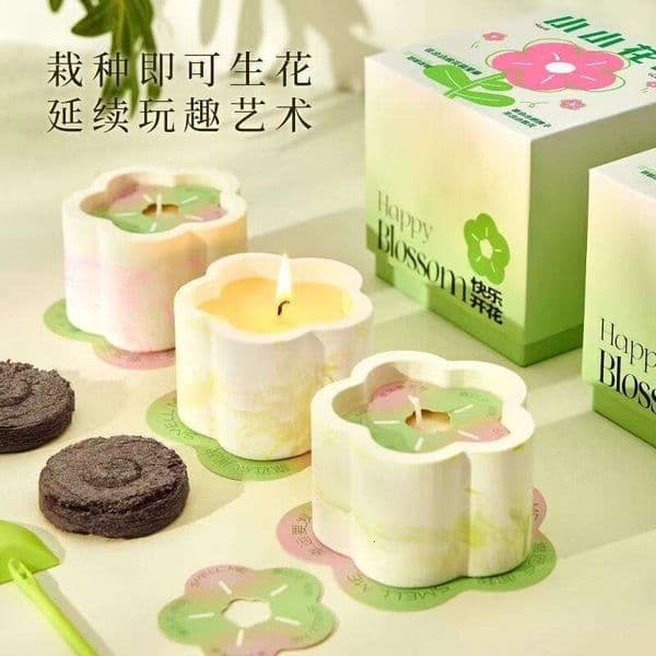 Pastoral Osmanthus Candle Aromatherapy Smokeless Garden Creative Proposal Romantic Fragrance Birthday Gift Long-lasting Scent Y260127