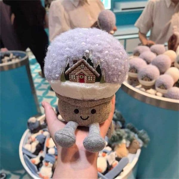 Jellys Cat British Winter New Product Cute Snowball Comfort Plush Toy Gift 70% off Clearance Sale