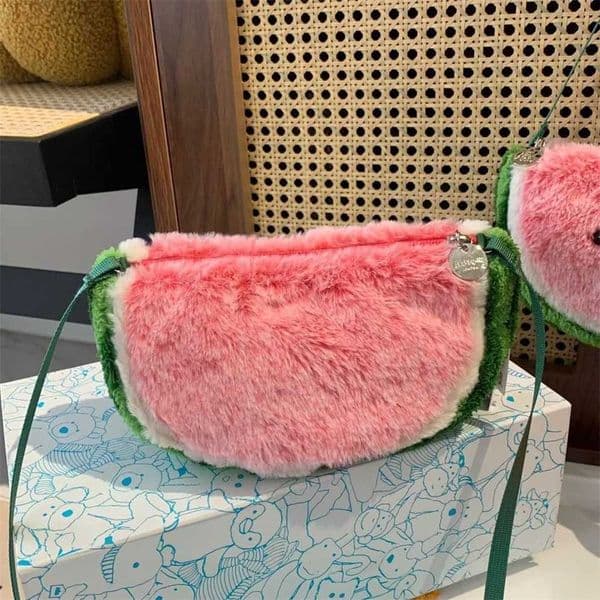 2026 of UK Nip Watermelon Plush Crossbody Bag Toy Doll Gift jellyscat 50% off sale