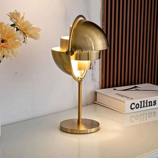 Classic Modern Gubi Desk Lamps Living Room Home Decor Designer Black Gold Metal Table lamp for Bedroom 26H0127