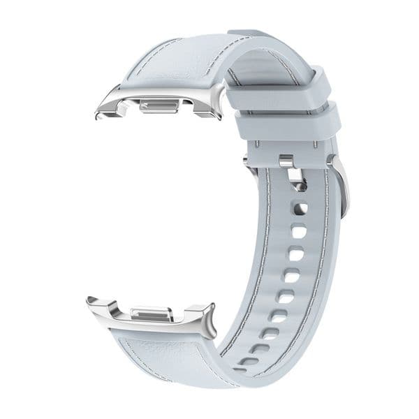 Multi Color Available Premium Silicone Strap with Leather Texture for Samsung Galaxy Watch8 Classic Perfect for Sports and Daily Wear