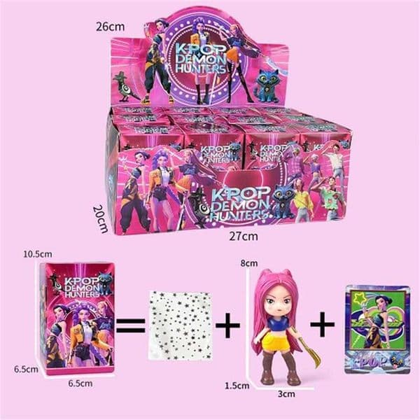 Anime Kpop Devil Hunter Blind Box Disassembly Fun Blind Bag Small statue Peripheral model Desktop Blind box decoration gift 50% off sale