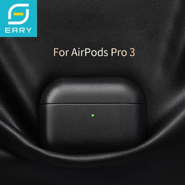 Eary Genuine Leather Protection Case for AirPods Pro 3 Durable Earphone Case for AirPods 3 Pro Shockproof Protective Full Cover 260127