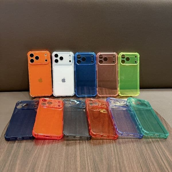 Neon Colored Phone Cases for iPhone 17/16 Ultra Slim Protective Cover with Soft Touch Finish