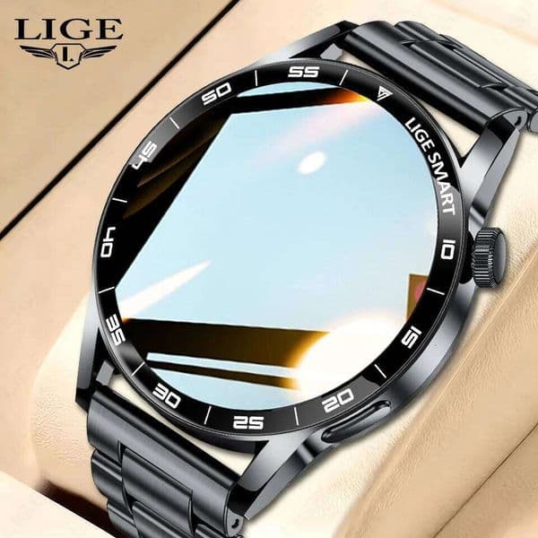 LIGE 2025 New Smartwatch Men For Android iOS Phone 1.38" HD Bluetooth Call Heart Rate Monitor Waterproof Sport Smart Watch Women X260128