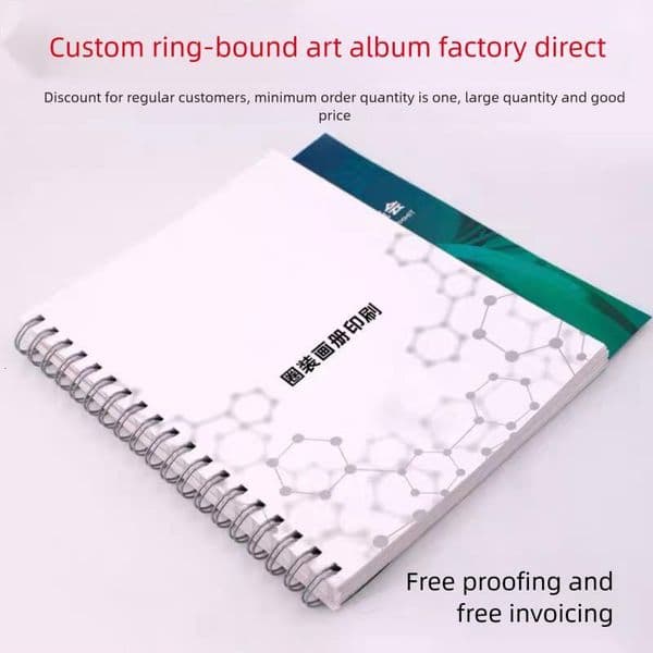 Manufacturer Design and Layout High-end Ring-bound Album Printing