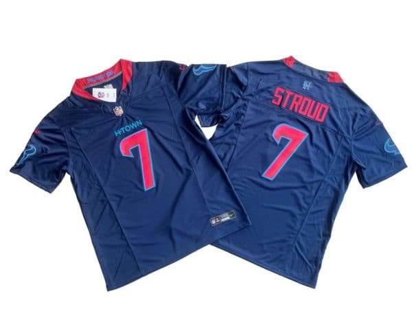Custom Embroidered Rugby Men Women Youth Texanss Jersey Nico Collins C.J. Stroud Derek Stingley Jr. Will Anderson Jr. S-7XL