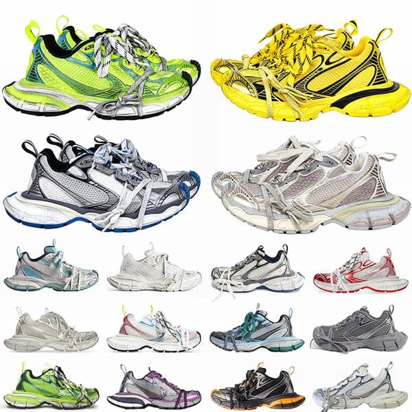 Designer Women Mens 3XL Sneakers Luxury Casual Shoes Platform Leather Triple Trainer Red Black White Pink Mesh Nylon Gomma Sneaker Jogging Hiking Trainers