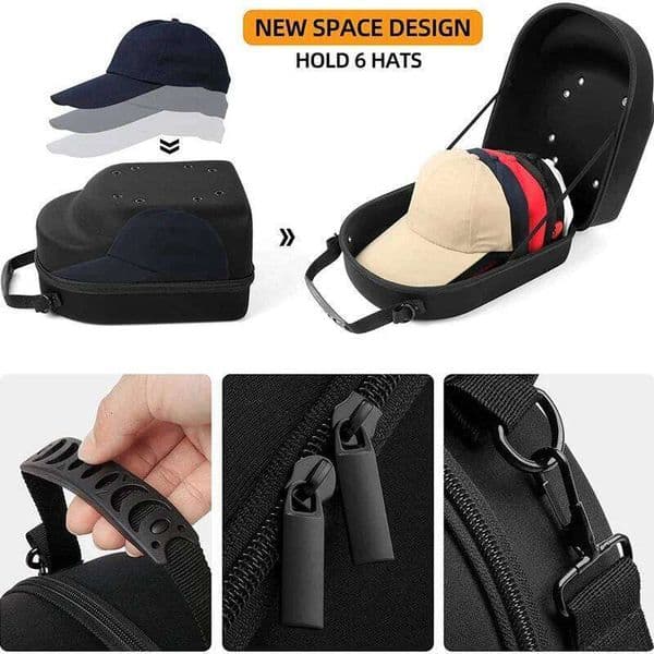 Hat Travel Bag Cap Case Sport High Quality Storage Box Display EVA Carrying Bags Solid Color Unisex Baseball 26Y0127