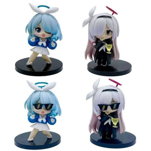 Original Blue Archive Figure 10cm Anime Prana Cute Q Version Desktop Standing Posture Animation Model Toy Gift Y260128