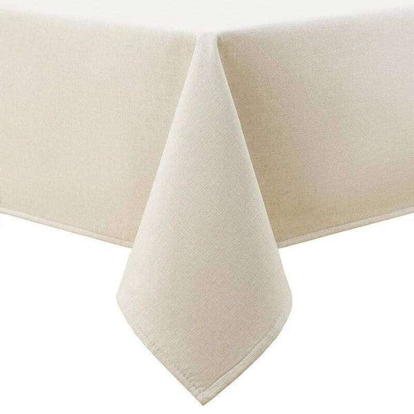 Homaxy Tablecloths Washable Water Repellent Tablecloth Wipeable Polyester Stain-Resistant Easy Care For Kitchen Party 26Y0129