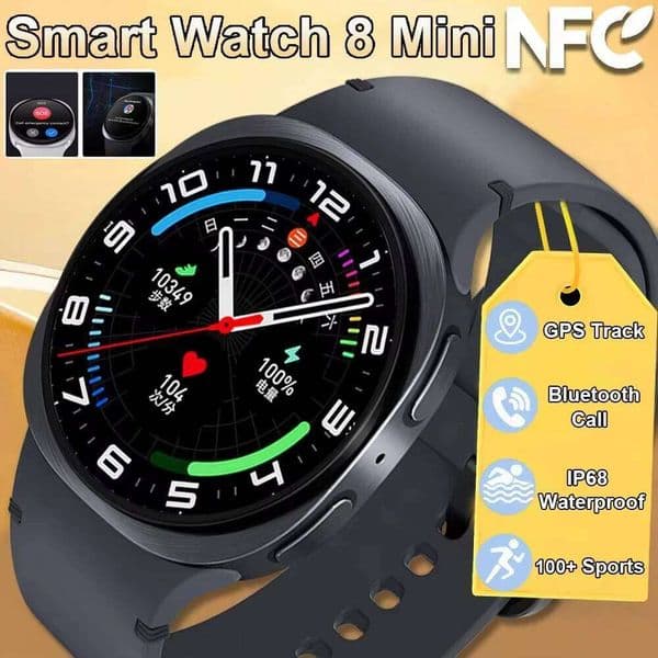 2026 Smart Watch Always display AMOLED NFC Bluetooth Call GPS trajectory Waterproof Health Sport Smartwatch Men for Android iOS X260128