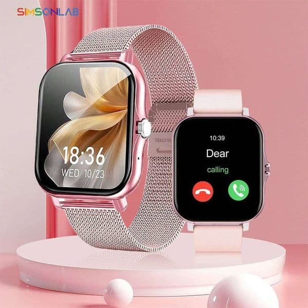 2025 New Square Sport Smartwatch for Android/IOS Heart Rate/Sleep Monitor Fitness Tracker BT Call Smart Watch For Men Women Gift X260128
