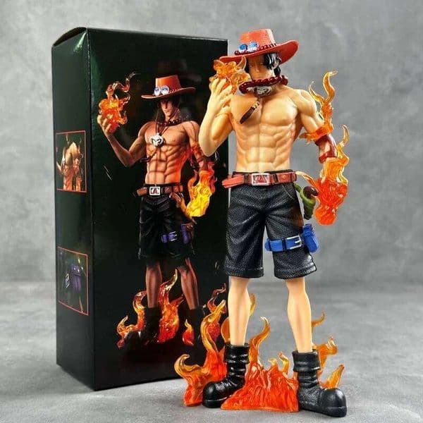 Figur One Piece DX10th Anniversary Fire Fist Escal D Ace Ruffy Brother Japan Anime Sammlerfiguren PVC Modell Spielzeug Y260128